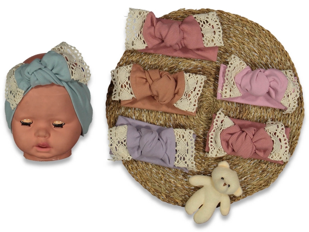 ŞAPKA- BERE 6-9-12 AY 6098 KıZ KAŞKORSE FİSTOLU BONE