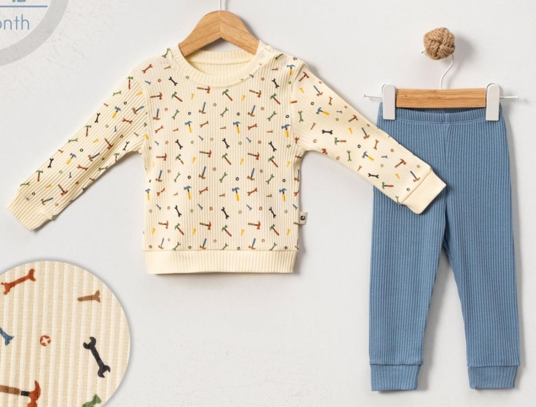 BEBE TK 3-6-9-12 AY 1274 ERKEK İKİLİ TAKIM