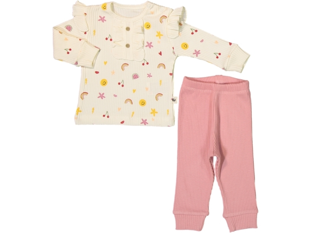 BEBE TK 3-6-9-12 AY 1199 KıZ İKİLİ TAKIM