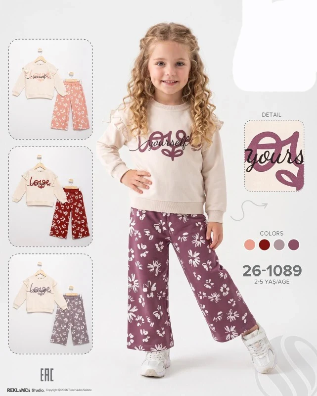 BEBE TK 2-3-4-5 YAŞ 261089 KIZ OSSO 2-5 TAKIM
