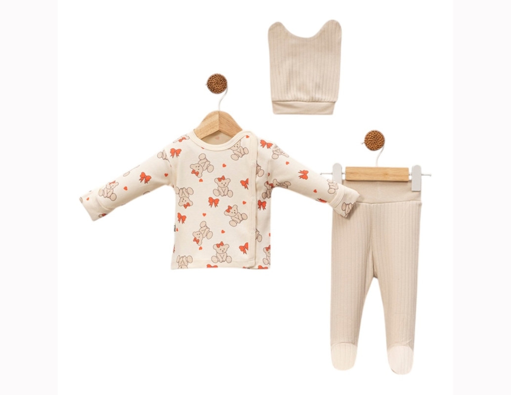 BEBE TK 3-3 AY 9415 KIZ KURDELE AYİCİK-3 LÜ ZBN TKM
