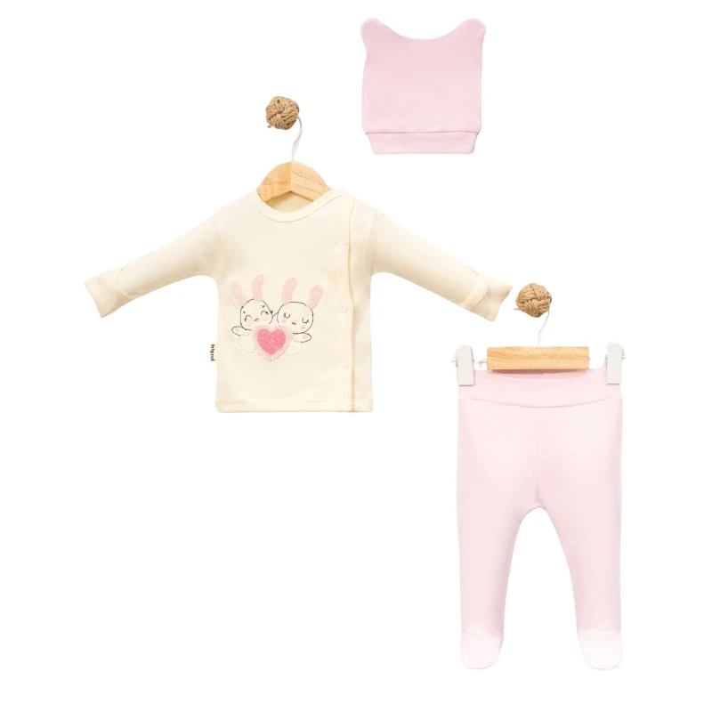 BEBE TK 3-3 AY 9456 KIZ KALPLİ TAVŞAN-3 LÜ ZBN TKM