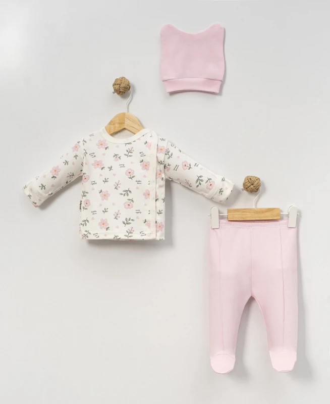 BEBE TK 3-3 AY 9460 KIZ TATLI PAPATYALAR-3 LÜ ZBN TKM