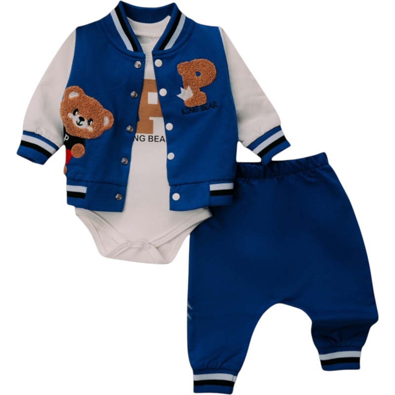 BEBE TK 3-6-9 AY 1383 ERKEK KOLEJ ERKEK ÜÇLÜ TAKIM