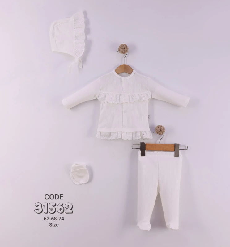 BEBE TK 3-6-9 AY 31562 UNİSEX 4LÜ TAKIM