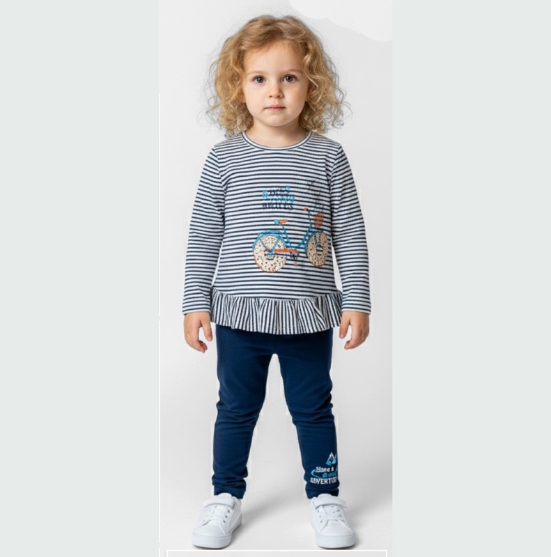 BEBE TK 6-12-18-24 AY 26057 KIZ BİSİKLET BASKI 2,Lİ TAKIM