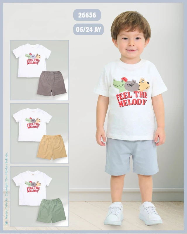 BEBE TK 6-12-18-24 AY 26656 ERKEK MELODY BASKI 2,Lİ TAKIM