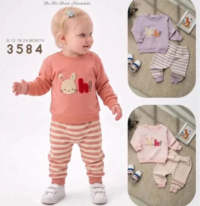 BEBE TK 6-12-18-24 AY 3584 KIZ BEBE TAKIM