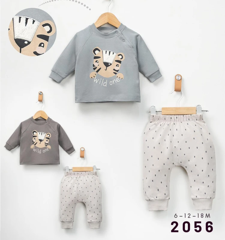 BEBE TK 6-12-18 AY 2056 ERKEK WILD ONE 2 Lİ TAKIM