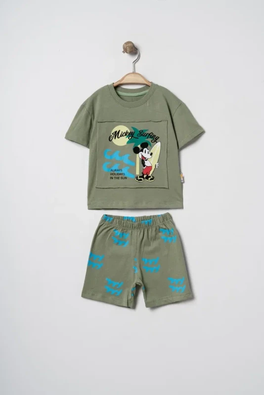 BEBE TK 6-9-12-18 AY 7248 ERKEK MİCKEY SURFERS ERKEK BEBEK TAKIM