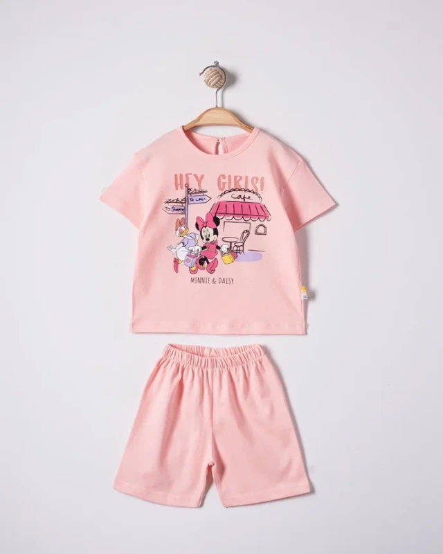 BEBE TK 6-9-12-18 AY 07247 KIZ MİNNİE DAİSY SHOPPİNG KIZ BEBEK TAKIM