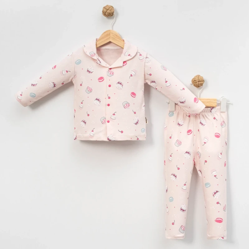 BEBE TK 6-9-12 AY 2436 KIZ CUPCAKE- ASKIDA PİJAMA TKM