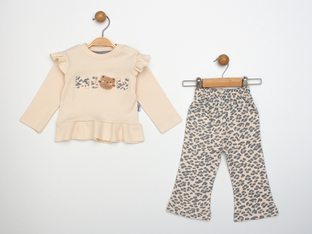 BEBE TK 9-12-18 AY 732 KIZ LEOPARLI 2 Lİ TKM