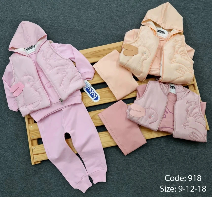 BEBE TK 9-12-18 AY 918 KIZ ZIP ZIP KAPİTONE MİCRO 3 LÜ TKM
