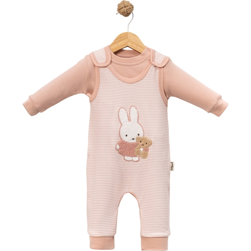 BEBEK TK 6-9-12 AY 3019 KIZ ÇİZGİLİ TAVŞAN-ASKIDA 2 Lİ TKM