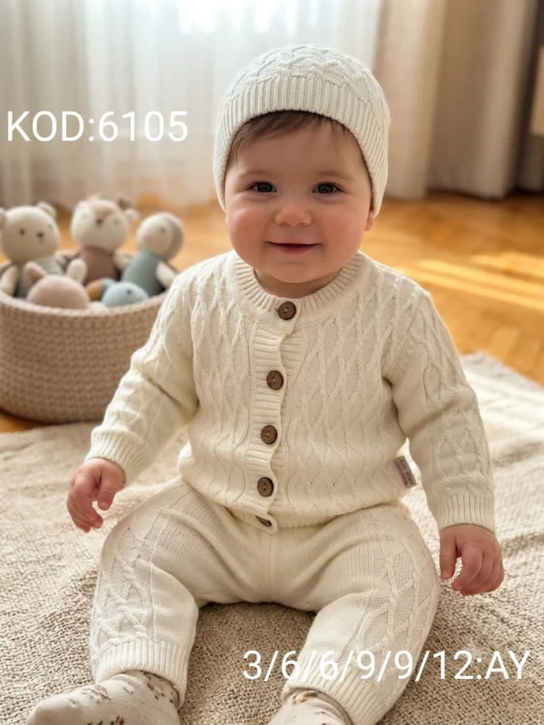 ÇOCUK TK  3-12AY TRİKO 6105