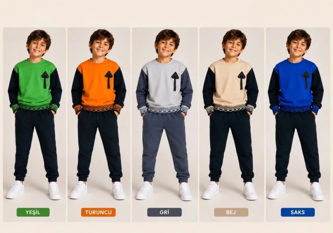 ÇOCUK TK 3-4-5-6 YAŞ 504 ERKEK ÜÇGEN APLİKE