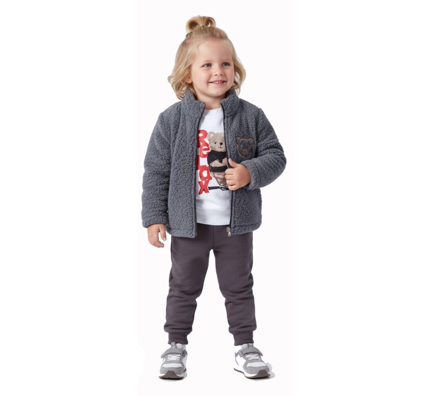 ÇOCUK TK CEKET 1-2-3-4 YAŞ 285 ERKEK KUZU 3’İP