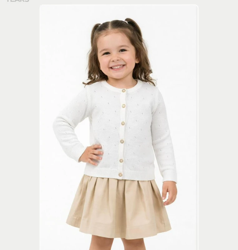 HIRKA 1-2-3-4 YAŞ 2103 KIZ  ÇİFT DESENLİ KIZ TRİKO