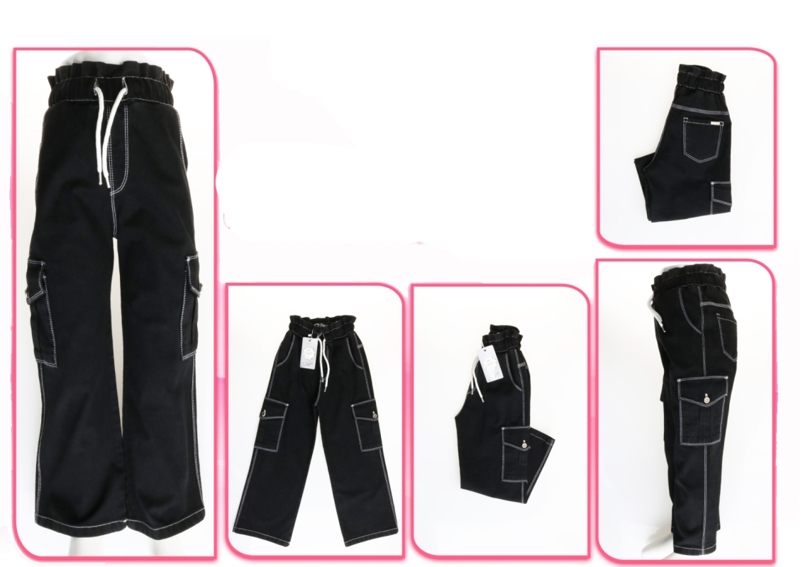 PANTOLON 13-14-15-16 YAŞ 69372 KIZ ELEYSA KIZ KOT PANTOLON