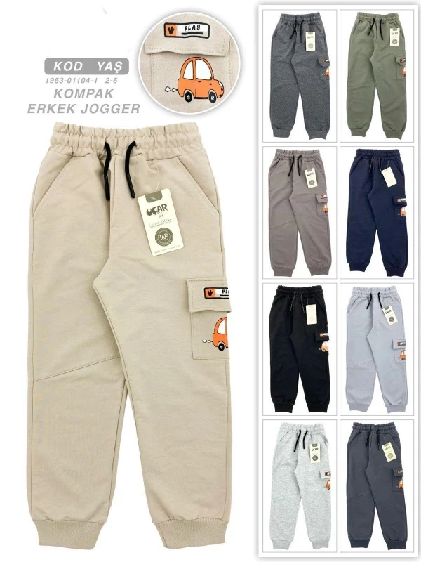 TEK ALT 2-3-4-5-6 YAŞ 01104-1 ERKEK ERKEK KOMPAK BEBE EŞOFMAN
