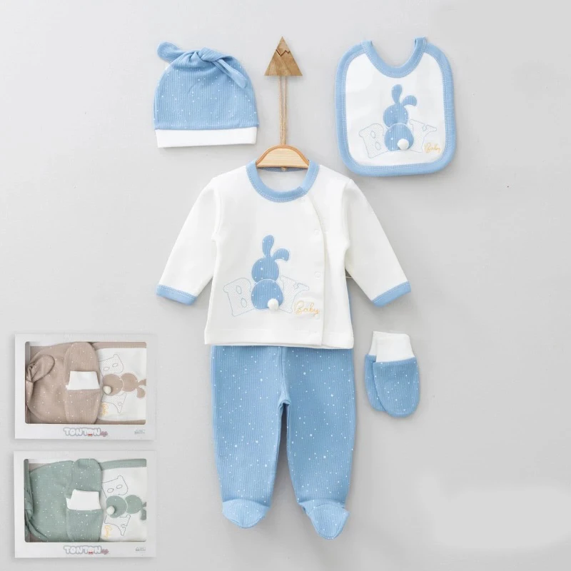 ZIBIN 1-3 AY 11265 ERKEK BOY ASKILI 5Lİ SET