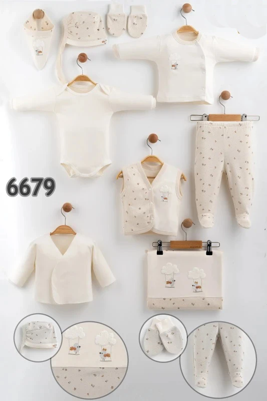 ZIBIN 1-3 AY 6679 KIZ BULUTLU KUS 10LU SET