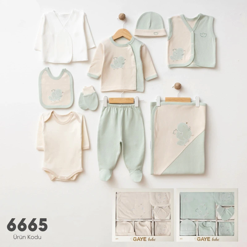 ZIBIN 1-6 AY 6665 ERKEK ÖRDEKLİ 10LU SET