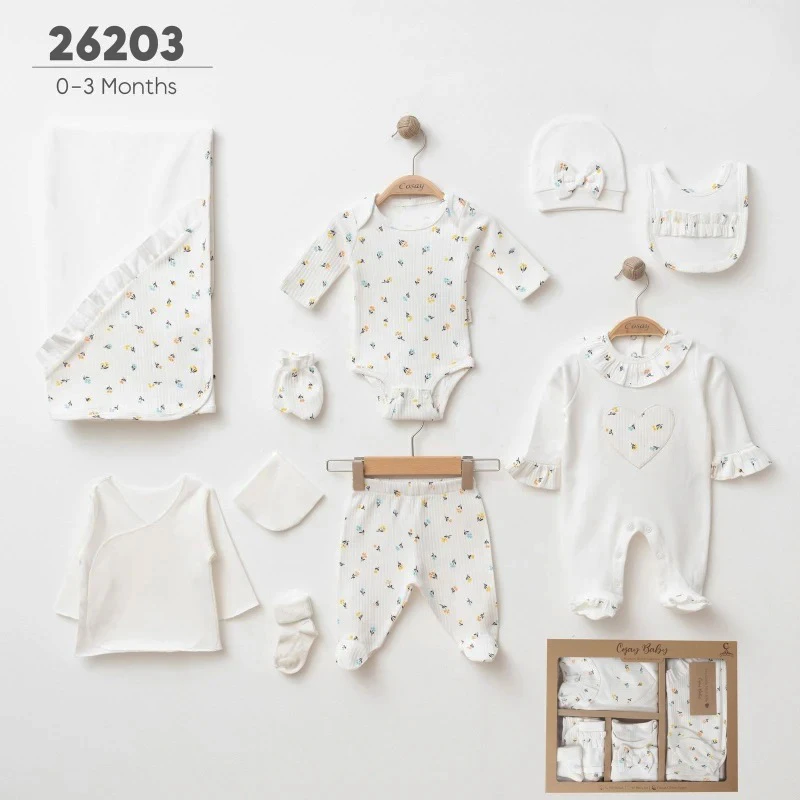 ZIBIN 10PRÇ 26203 KIZ KALP NAKIŞLI
