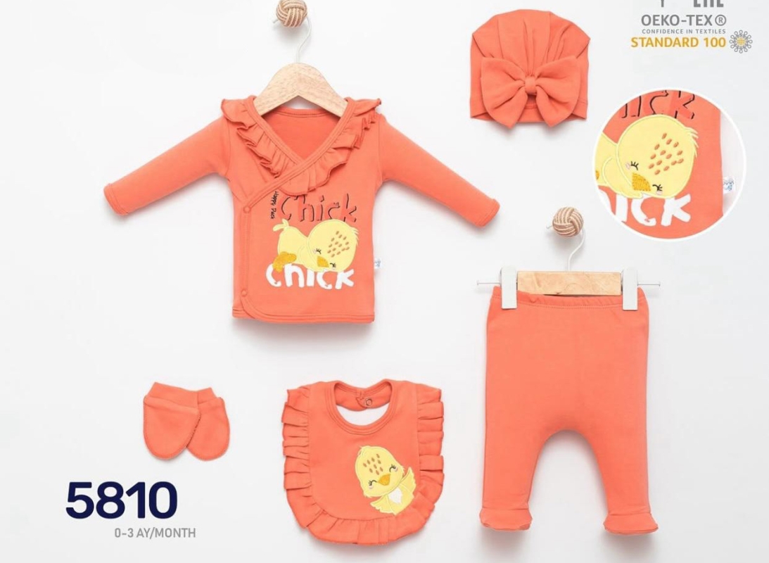 ZIBIN 3-3 AY 5810 KıZ CHİCK 5’Lİ SET