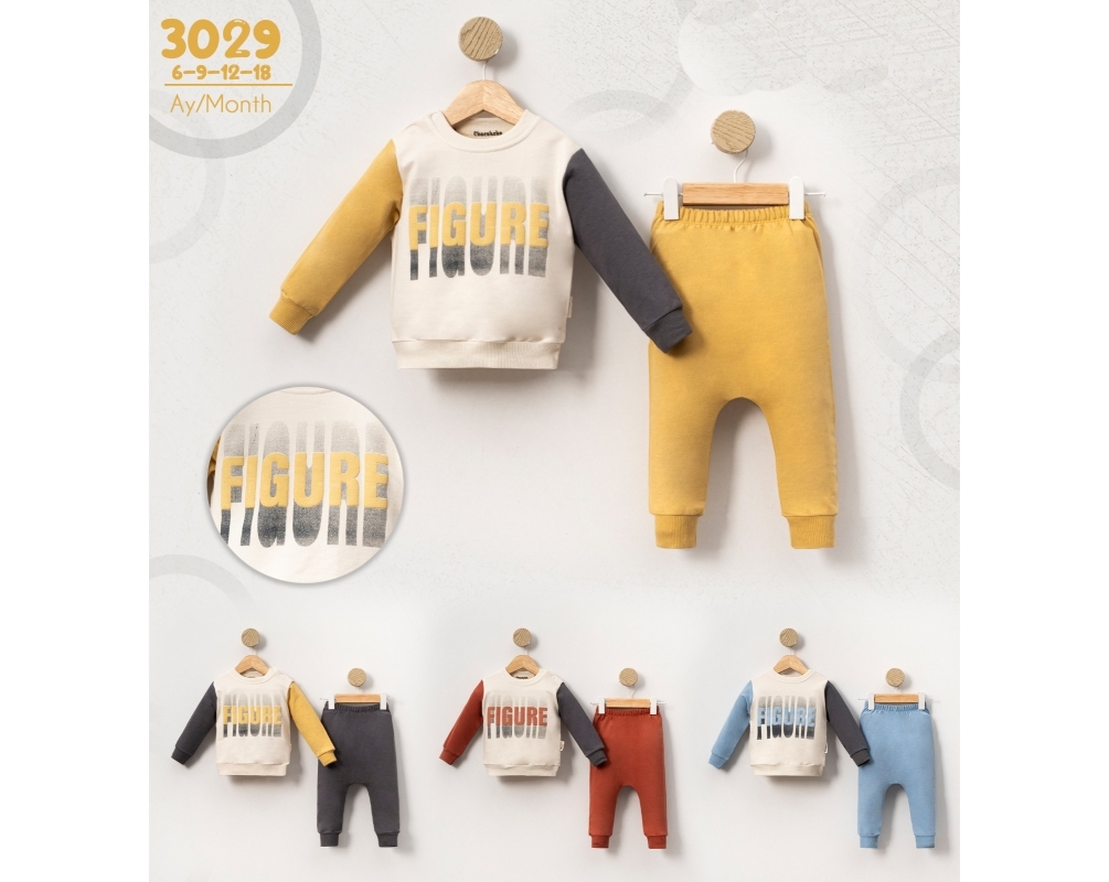 BEBE TK 6-9-12-18 AY 3029 ERKEK 6-18 AY 2Lİ TAKIM