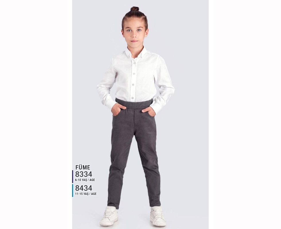 PANT 6-7-8-9-10YAŞ  8334 OKUL FÜME ERKEK
