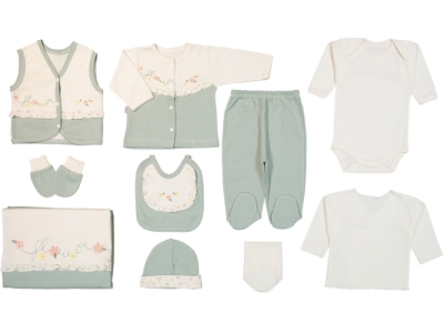 ZIBIN 1-3 AY 6617 KıZ FLOWER 10LU SET