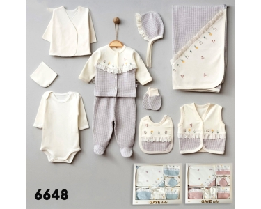 ZIBIN 1-3 AY 6648 KıZ LALELİ GAYE 10LU SET
