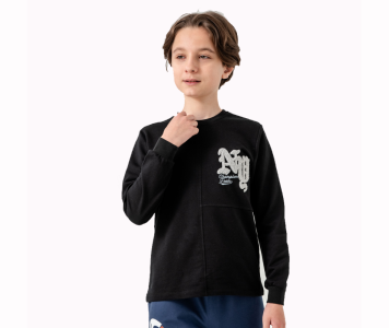 SWEAT 9-10-11-12 YAŞ 11907 ERKEK ERKEK ÖNPARCALI SUZİNELİ TEK SWEAT