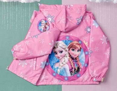 YAĞMURLUK 5-6-7-8 YAŞ 24247 KıZ FROZEN BASKILI YAĞMURLUK