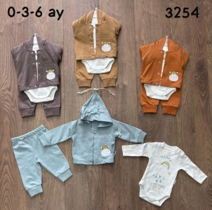 BEBE TK 1-3-6 AY 3254 ERKEK ERKEK 3 LÜ TAKIM