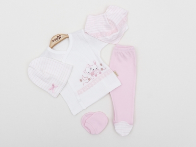 BEBE TK 1-3 AY 2294 KIZ TAVŞANLI FİSTO DETAYLI 5-Lİ ZBN TKM