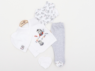 BEBE TK 1-3 AY 2301 ERKEK ZEBRA NAKIŞLI 5-Lİ ZBN TKM
