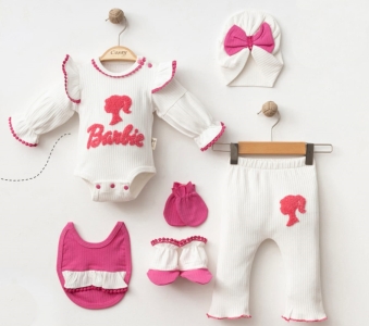 BEBE TK 1-3 AY 25204 KIZ SÜZÜNELİ BARBİE 6 LI SET