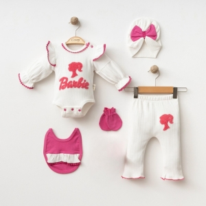 BEBE TK 1-3 AY 25226 KIZ SÜZÜNELİ BARBİE 5 Lİ SET