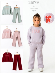 BEBE TK 3-4-5-6 YAŞ 26179 KIZ LOVE BASKI 2,Lİ TAKIM