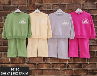 BEBE TK 3-4-5-6 YAŞ 26180 KIZ SPREAD BASKI 2,Lİ TAKIM