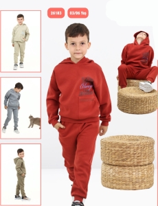 BEBE TK 3-4-5-6 YAŞ 26183 ERKEK THE HARDEST KAPŞONLU 2,Lİ TAKIM