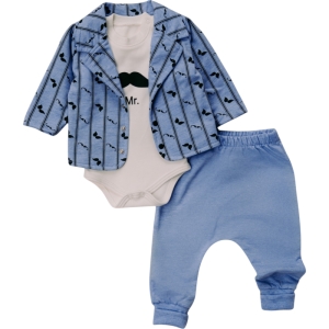 BEBE TK 3-6-9-12 AY 1365 ERKEK BIYIKLI ÜÇLÜ TKM