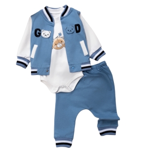 BEBE TK 3-6-9 AY 1466 ERKEK GOOD NAKIŞLI ÜÇLÜ TKM