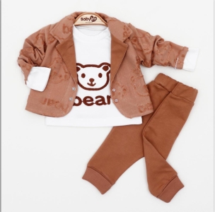 BEBE TK 3-6-9 AY 2020 ERKEK BEAR 3LÜ CEKET TAKIM
