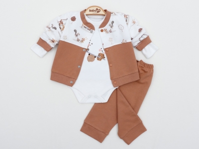 BEBE TK 3-6-9 AY 2239 ERKEK SİNCAPLI 3LÜ YAKALI TAKIM