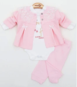 BEBE TK 3-6-9 AY 2337 KIZ LADİES İŞLEMELİ 3,LÜ YAKALI TKM