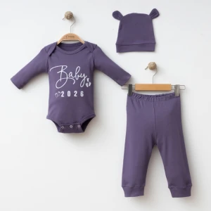 BEBE TK 3-6-9 AY 25138 KIZ BABY 2026 BASKILI 3 LÜ TAKIM